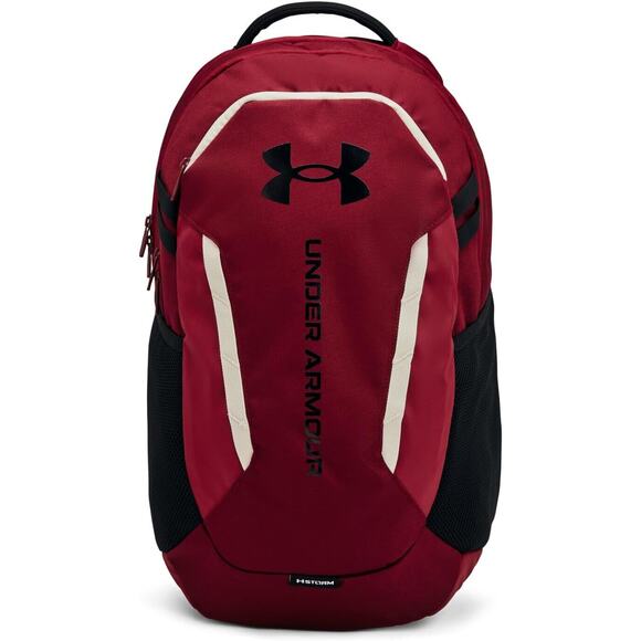 Under Armour UA Hustle 6.0 16" Laptop Backpack Unisex Adult OSFA Cardinal Red - Picture 1 of 6